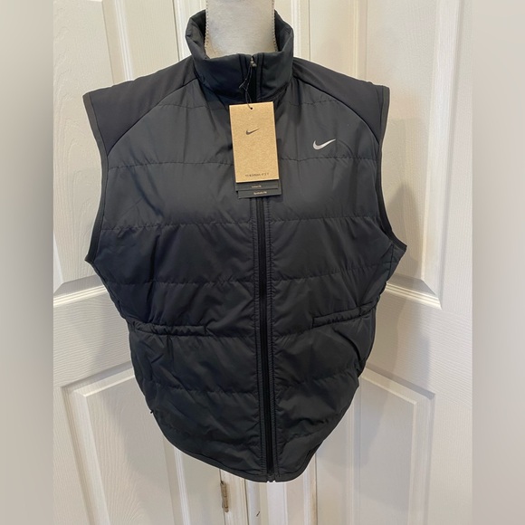 Nike Therma-FIT Swift Women's Running Vest Large black NWT perfect condition - Picture 4 of 13